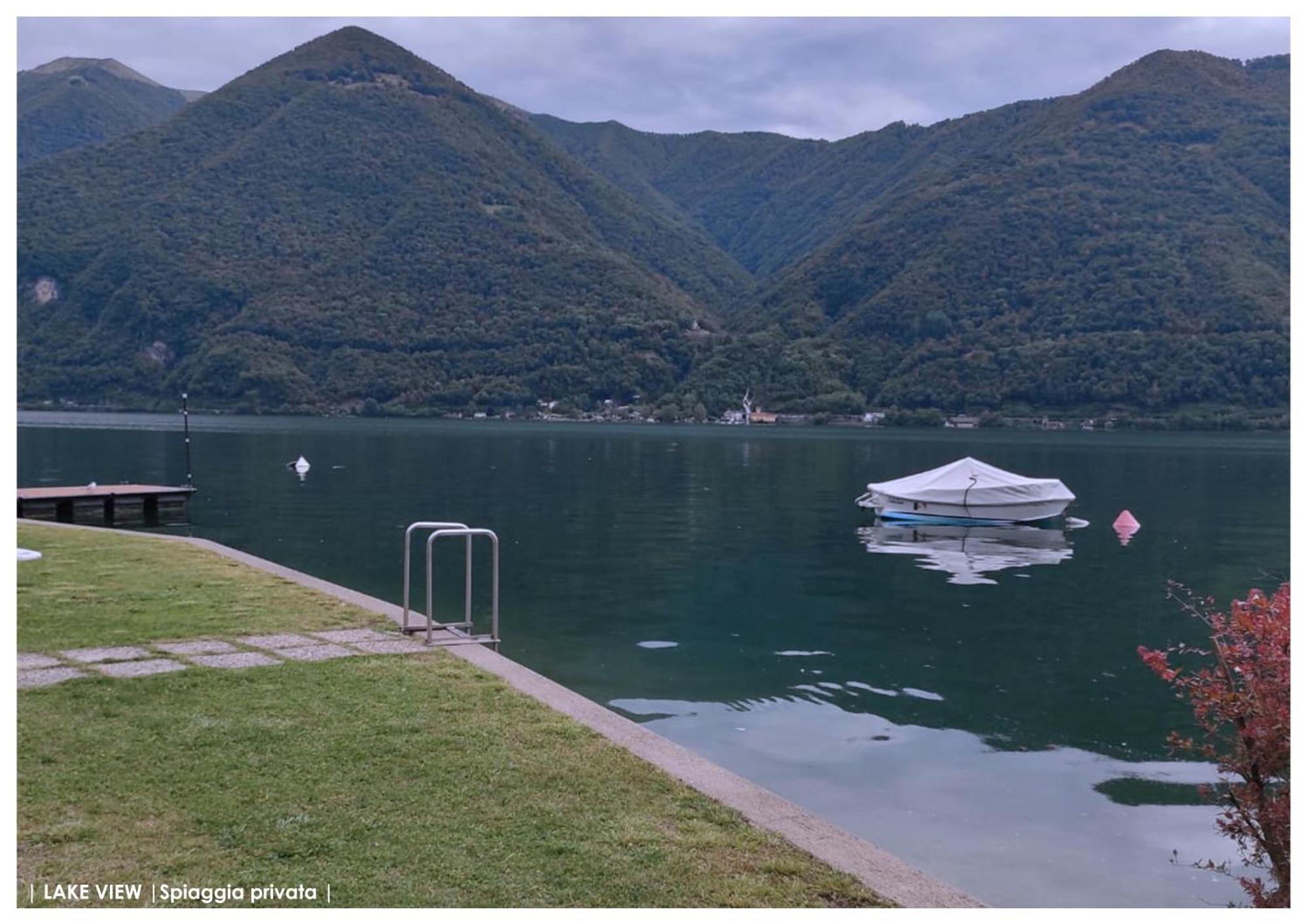 Lfsuite Luganolake Terrazza Spiaggia Privata Parking Wi-Fi Netflix Порлецца Екстер'єр фото